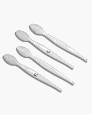 Silicone cleansing brow brush